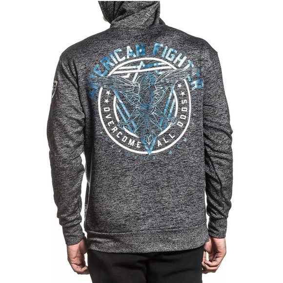 AMERICAN FIGHTER Men's ZIP UP HOODIE MAPLEVIEW - Picture 4 of 11